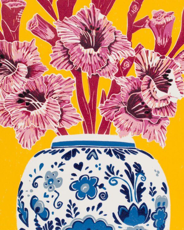 7T7A1091_03 Gladiolen in Vaas (9 colors)