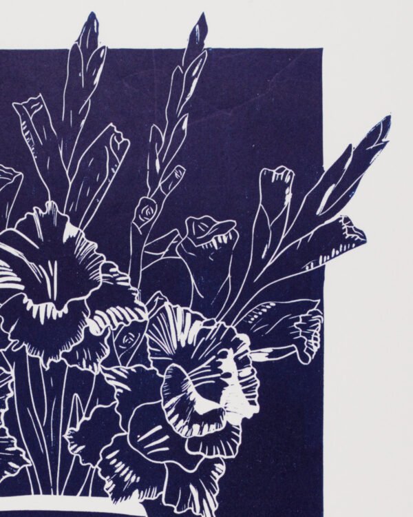 7T7A1116_03 Gladiolen in Vaas (blue)