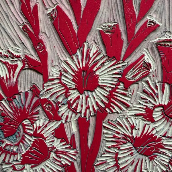 Gladiolen in Vaas (9 colors)