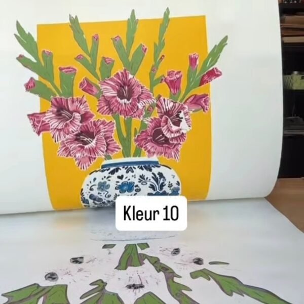 Gladiolen in Vaas (13 colors)