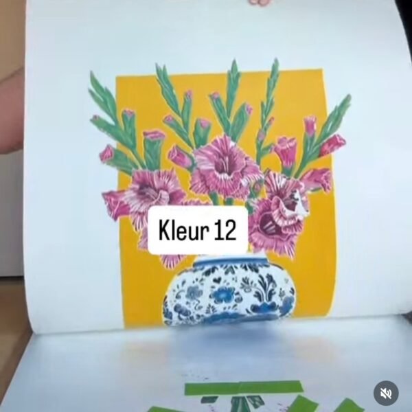 Gladiolen in Vaas (13 colors)