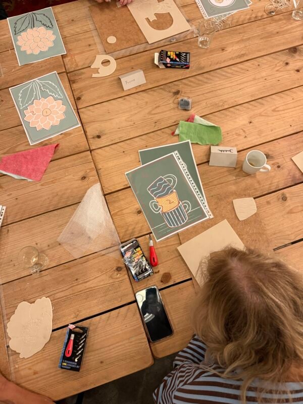 Workshop linoprint